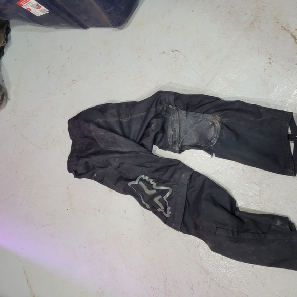 Fox Racing Black Riding Pants - Picture 2 of 4